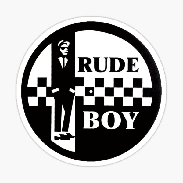 Rude Boy Stickers Redbubble
