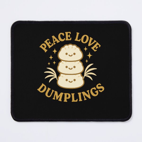 Item preview, Peace love Dumplings funny Dumplings fan designed and sold by snowry.