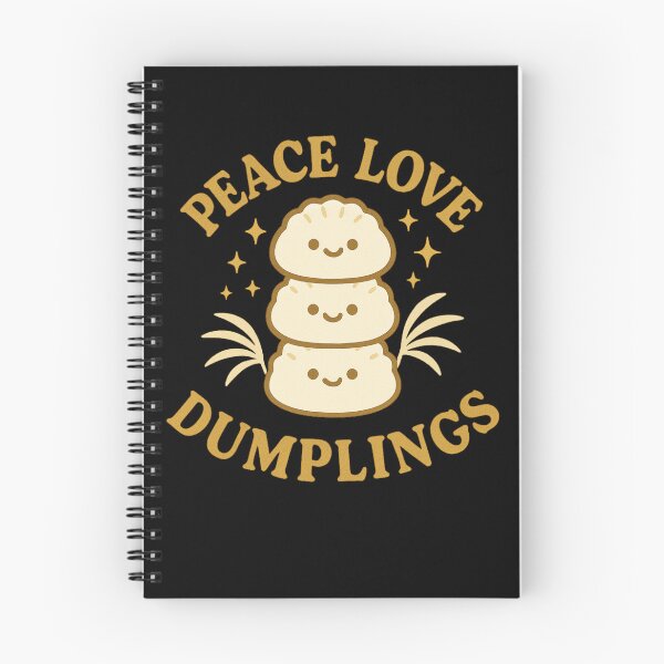 Item preview, Peace love Dumplings funny Dumplings fan designed and sold by snowry.