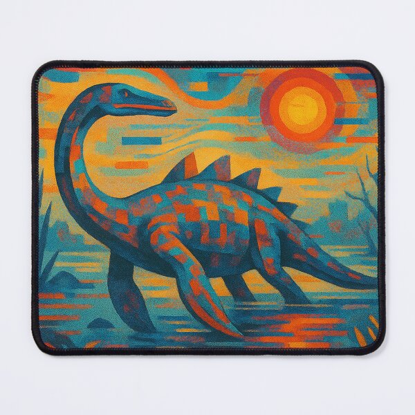 Item preview, Plesiosaur Vibrant Abstract Waves designed and sold by JonelleTshirts.