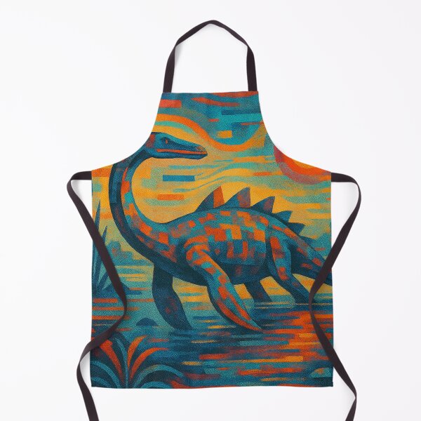 Item preview, Plesiosaur Vibrant Abstract Waves designed and sold by JonelleTshirts.