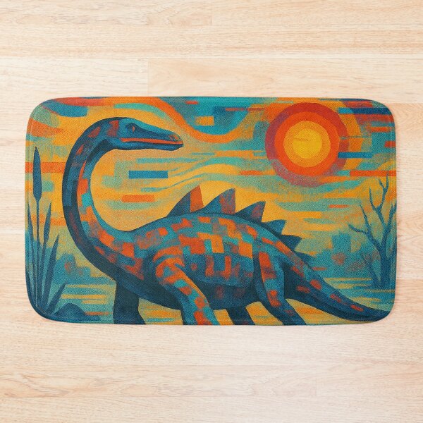 Item preview, Plesiosaur Vibrant Abstract Waves designed and sold by JonelleTshirts.