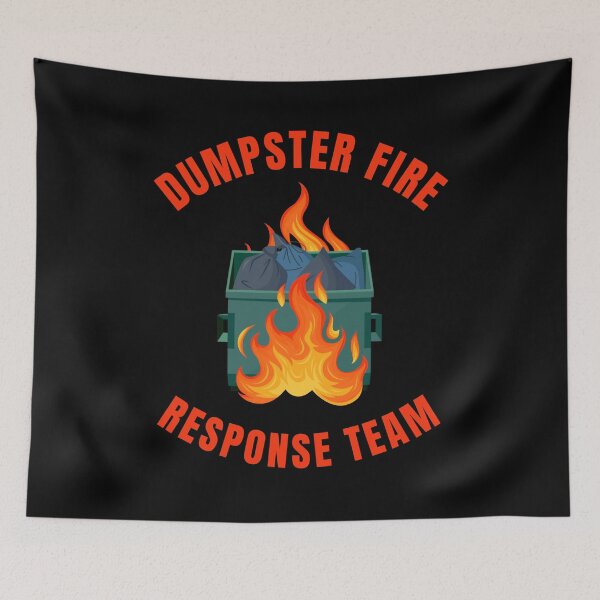 Item preview, Dumpster Fire Response Team - Cute Meme designed and sold by Arcane Orchid.