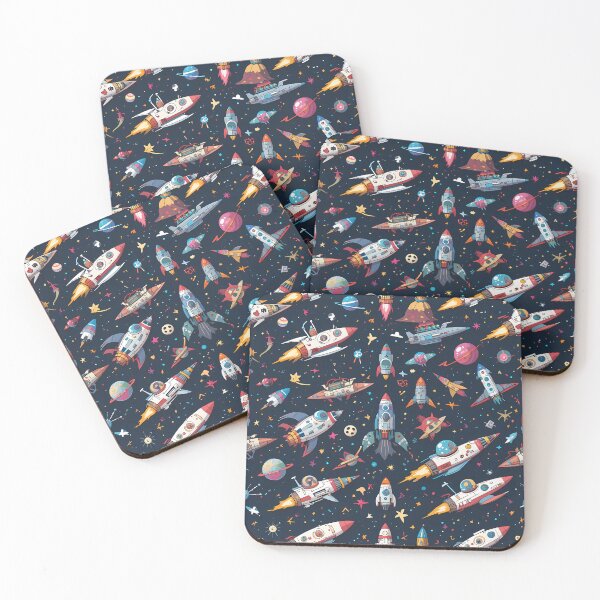 Item preview, Space Skull Symphony Whimsical Art Patterns Fantasy Adventure designed and sold by ART ATTACK ZONE.