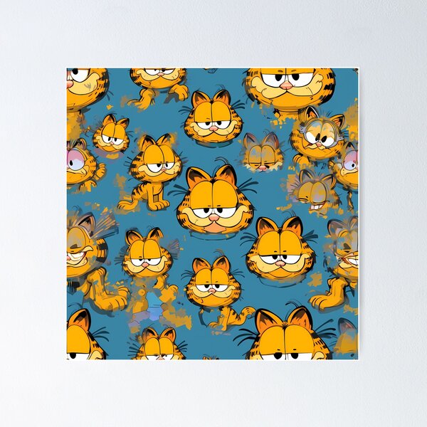 Item preview, Garfield Skull Symphony Whimsical Art Patterns Fantasy Adventure designed and sold by ART ATTACK ZONE.