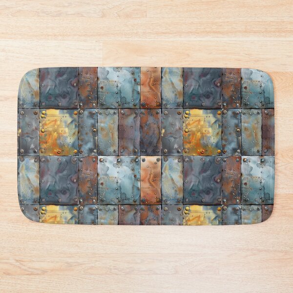 Item preview, Distressed Metal Panels with Rivets designed and sold by NTGUILTY.