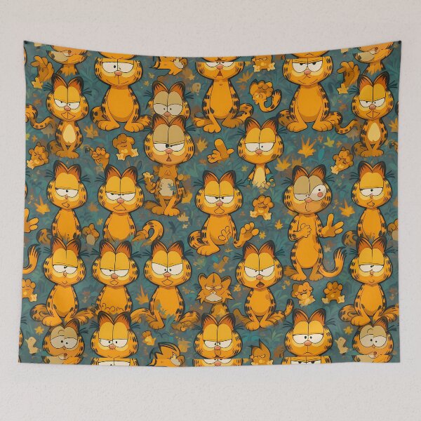 Item preview, Cat Garfield Whimsical Art Patterns Fantasy Adventure designed and sold by ART ATTACK ZONE.