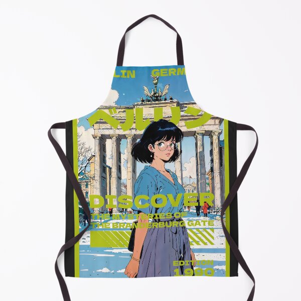 Item preview, Retro 90s anime girl cover, vintage travel, Berlin, Germany designed and sold by StellarBees.
