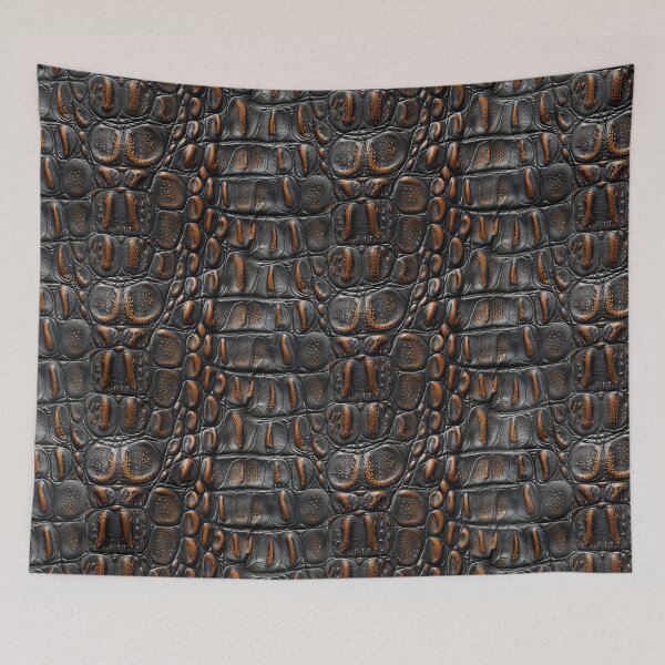 Item preview, Dark Alligator Skin with Orange Scales designed and sold by NTGUILTY.