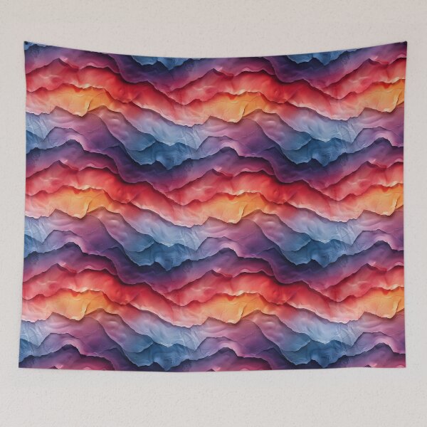 Item preview, Abstract Wavy Gradient Layers designed and sold by NTGUILTY.
