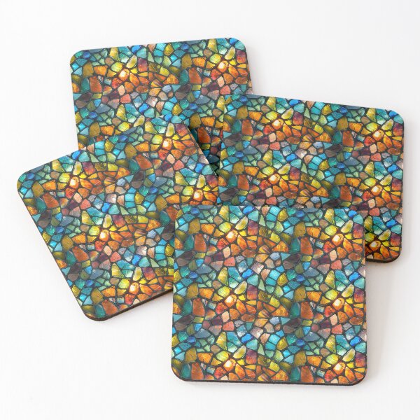 Item preview, Vibrant Shattered Glass Mosaic designed and sold by NTGUILTY.