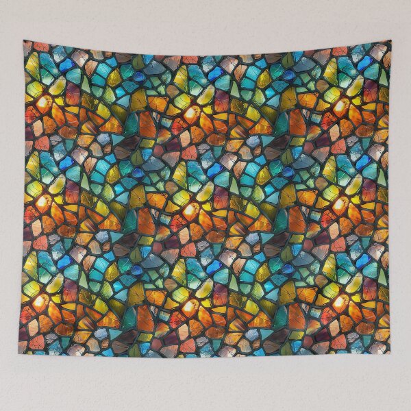 Item preview, Vibrant Shattered Glass Mosaic designed and sold by NTGUILTY.