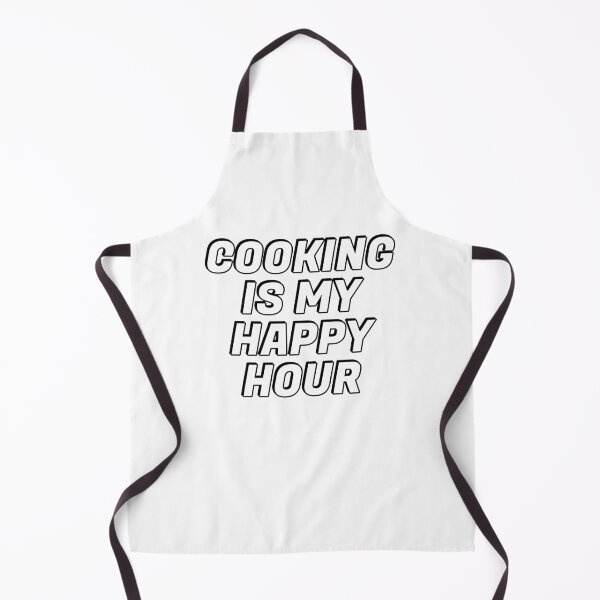 Item preview, Cooking Is My Happy Hour designed and sold by Inspirationmotivation.