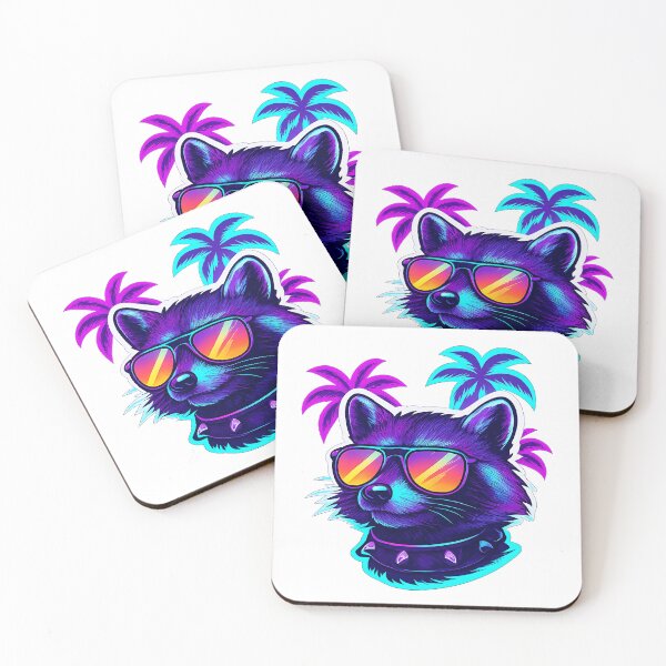 Item preview, Shades Raccoon designed and sold by Throwback Trends.