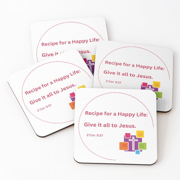 Item preview, HAPPY LIFE WITH JESUS designed and sold by Art-by-Ahyoka.