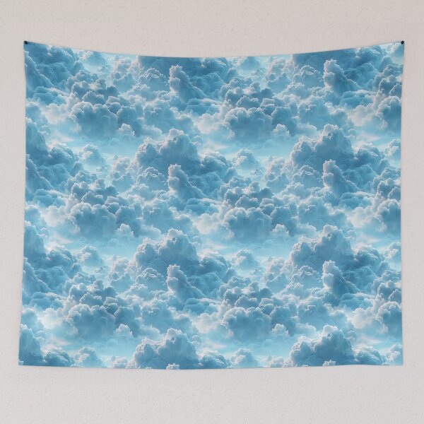 Item preview, Dreamy Pastel Blue Cloudscape designed and sold by NTGUILTY.