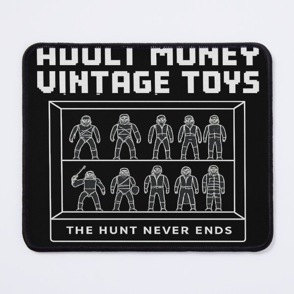 Item preview, Copy of Adult Money Vintage Toys T-Shirt – Retro Action Figure Collector Shirt – The Hunt Never Ends designed and sold by UncleCrusty.