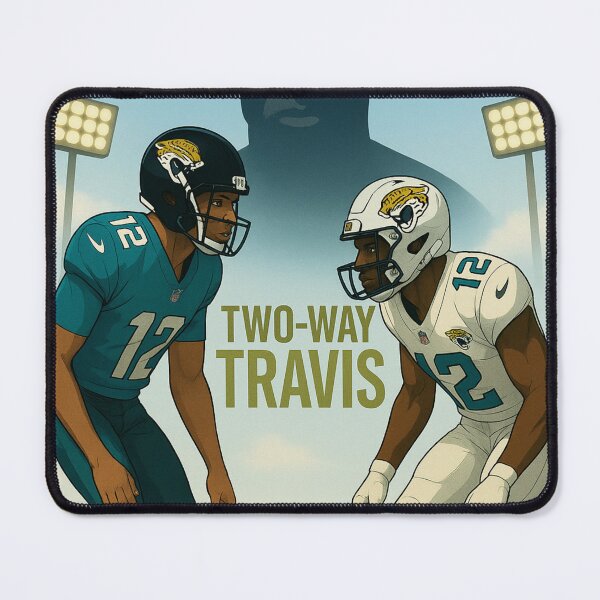 Item preview, Travis Hunter "Two Way Travis" Sticker designed and sold by CoachEkong.