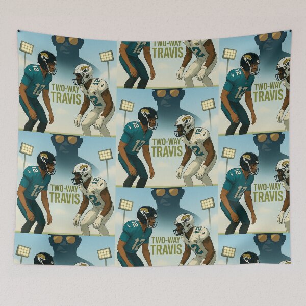 Item preview, Travis Hunter "Two Way Travis" Sticker designed and sold by CoachEkong.