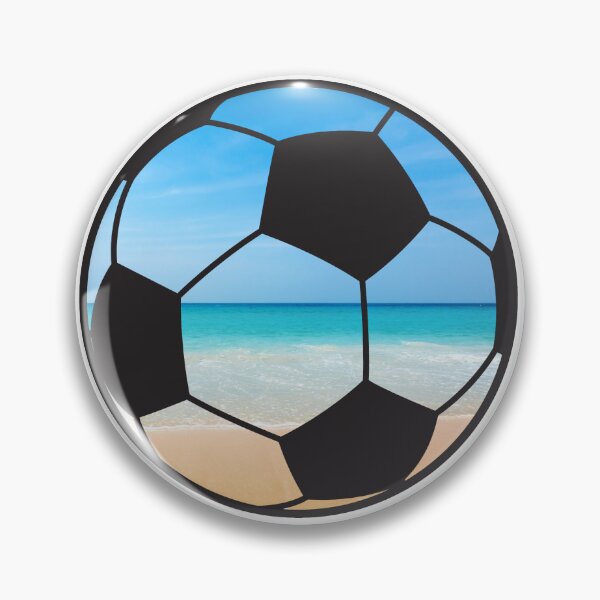 Item preview, Beachscape Dots Soccer Ball designed and sold by DropsOfOcean.