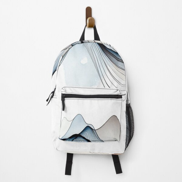 Item preview, Silent Peaks – Minimalist Line Art Mountain Illustration designed and sold by Ink-Your-Soul.