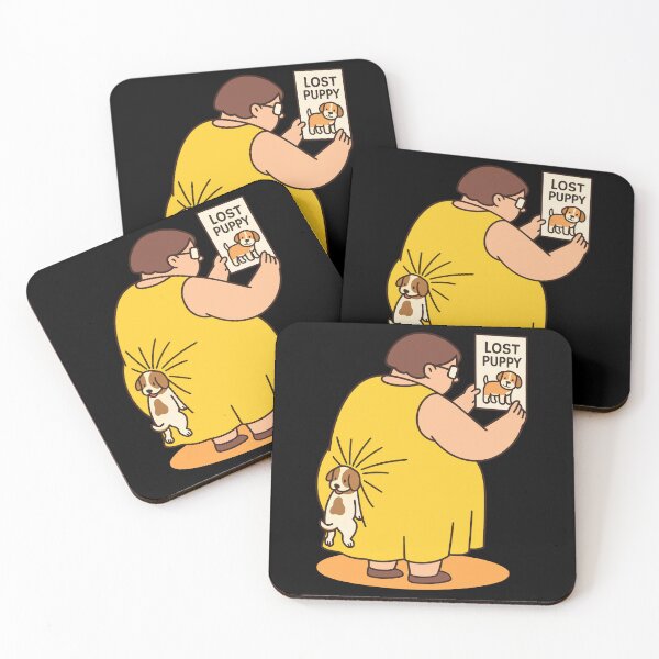 Item preview, Lost Puppy Cartoon Funny Dog Lover Humor Design for Adults designed and sold by DrawHandArt.