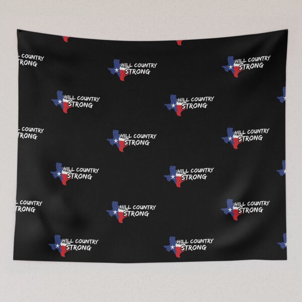 Item preview, Hill Country Texas Strong Map and Lone Star Flag  designed and sold by Neeshki.