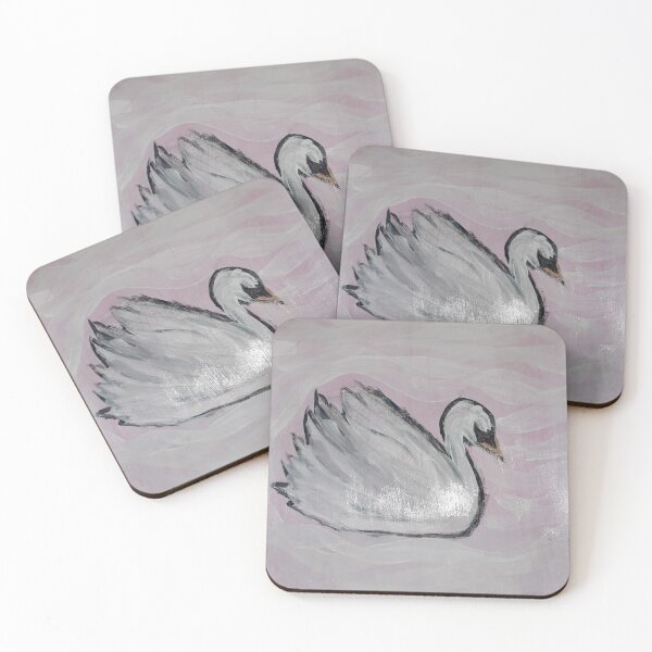 Item preview, Swan Lake painting  designed and sold by EstelleinMoon.