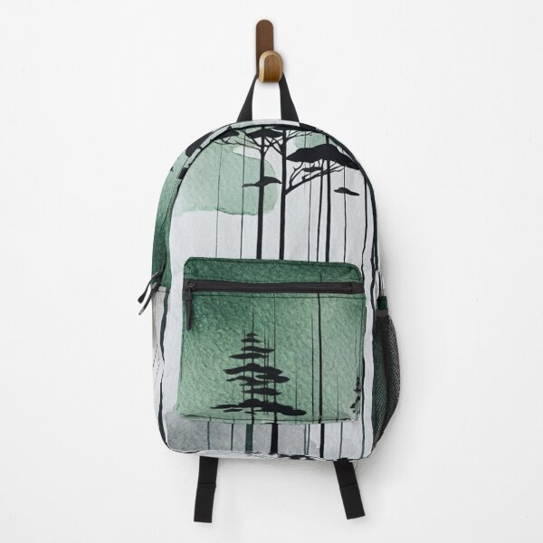 Item preview, Still Forest – Minimalist Tree Line Ink & Watercolor designed and sold by Ink-Your-Soul.