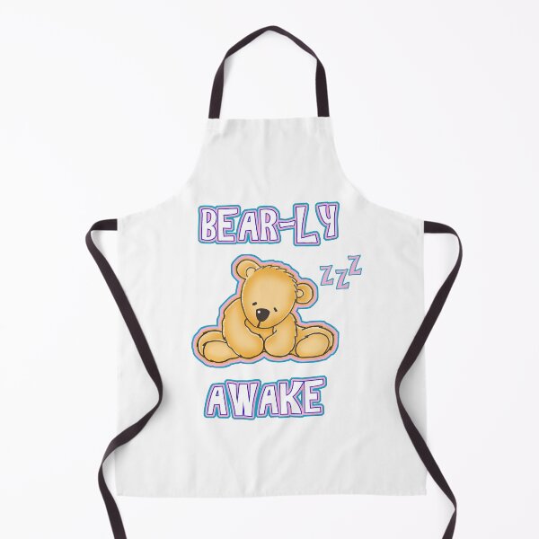 Item preview, Bear-ly awake pink teddy bear design for boys, girls, infant, toddlers, children t-shirts and accessories designed and sold by BellaRcompany.