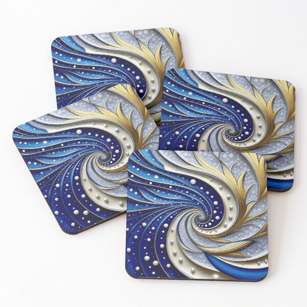 Item preview, Colorful Abstract Fibonacci Art 55 designed and sold by Vicky Brago-Mitchell®.