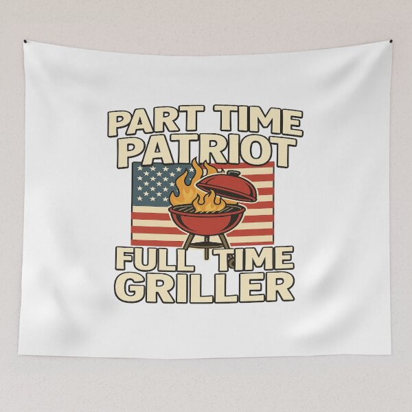 Item preview, Part time patriot designed and sold by edexshop.