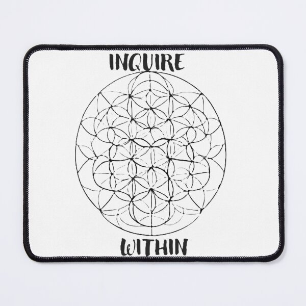Item preview, Inquire of the Flower of Life Within You designed and sold by CattailMoonShop.
