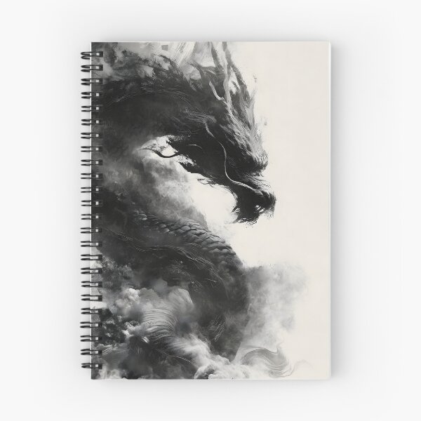 Item preview, Dragon Japanese Black and White  designed and sold by Jechtworks.