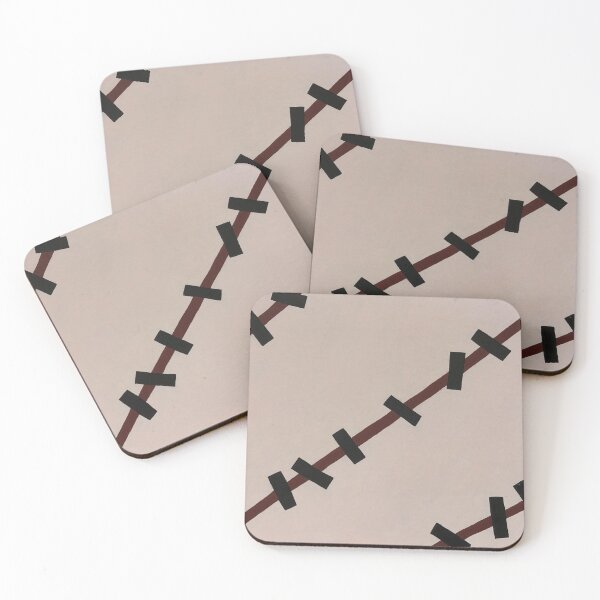 Item preview, artwork "Stitches" acrylic print, paint designed and sold by AbbNorth.