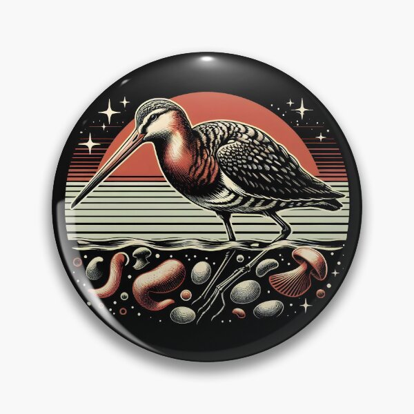 Item preview, Bar-tailed Godwit designed and sold by theAVIARY7.