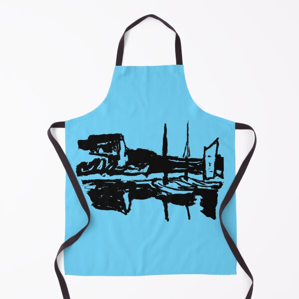 Item preview, Fishing Vessels in Harbour 1 designed and sold by nathansonart.