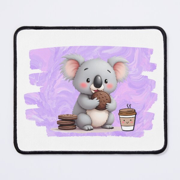 Item preview, Cute Koala With Biscuits and Coffee designed and sold by Fantacaroo Designs.