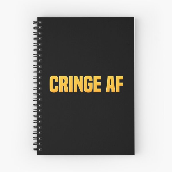 Item preview, Cringe Af, Funny Quotes in Yellow designed and sold by Memes N Lore .