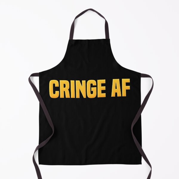 Item preview, Cringe Af, Funny Quotes in Yellow designed and sold by Memes N Lore .