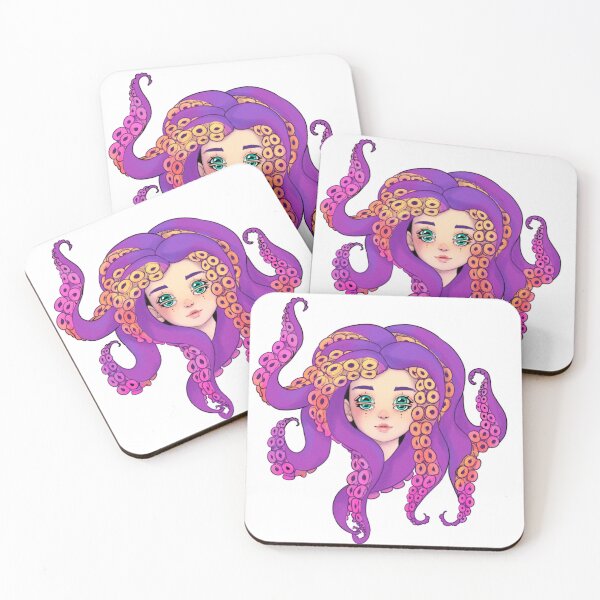 Item preview, Cute girls with tentacles designed and sold by Ctoolooshka.