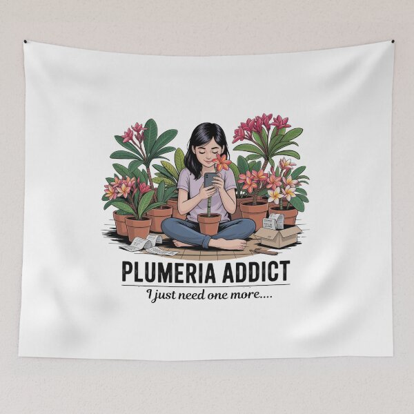 Item preview, Plumeria Addict -Just One More designed and sold by Diane Gotti.