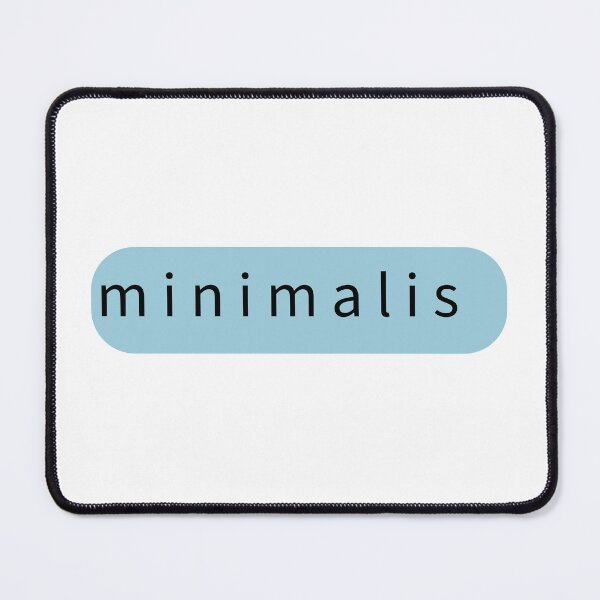 Item preview, minimalis_ - Blue - Funny pun on minimalism, being a minimalist designed and sold by ScribbL-ScrabbL.