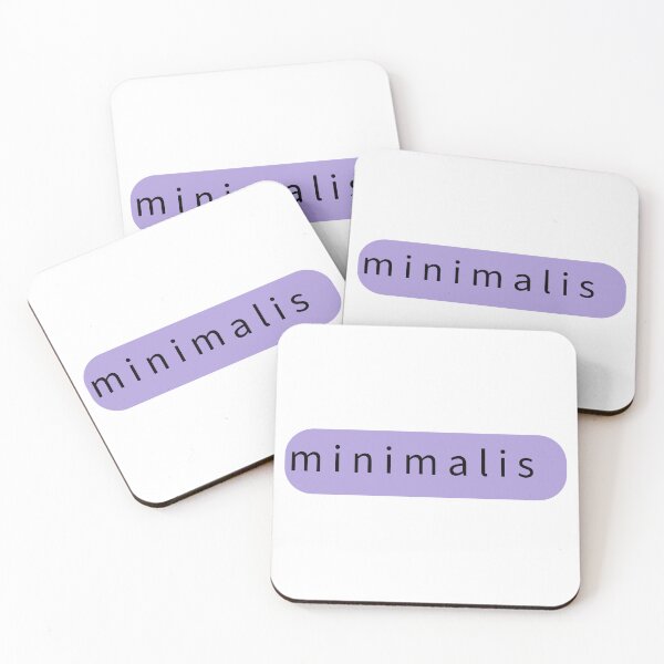 Item preview, minimalis_ - Purple - Funny pun on minimalism, being a minimalist designed and sold by ScribbL-ScrabbL.