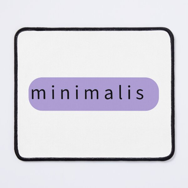 Item preview, minimalis_ - Purple - Funny pun on minimalism, being a minimalist designed and sold by ScribbL-ScrabbL.