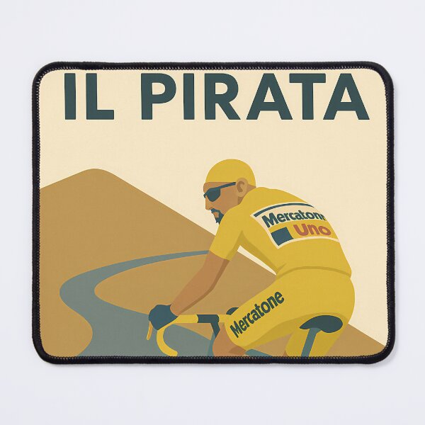 Item preview, Il Pirata – Marco Pantani at Alpe d’Huez (1998) designed and sold by malero-design.