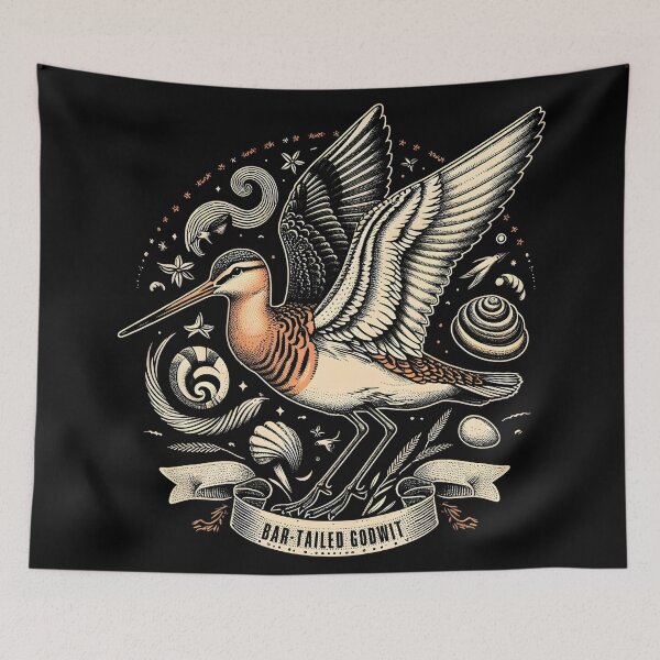 Item preview, Bar-tailed Godwit 3 designed and sold by theAVIARY7.