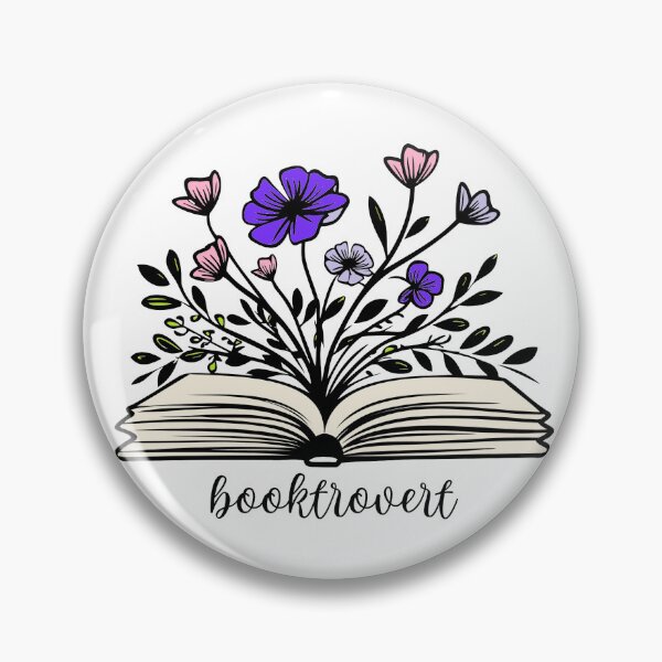 Artikelvorschau, Booktrovert Sticker entworfen und verkauft von DropsOfOcean.