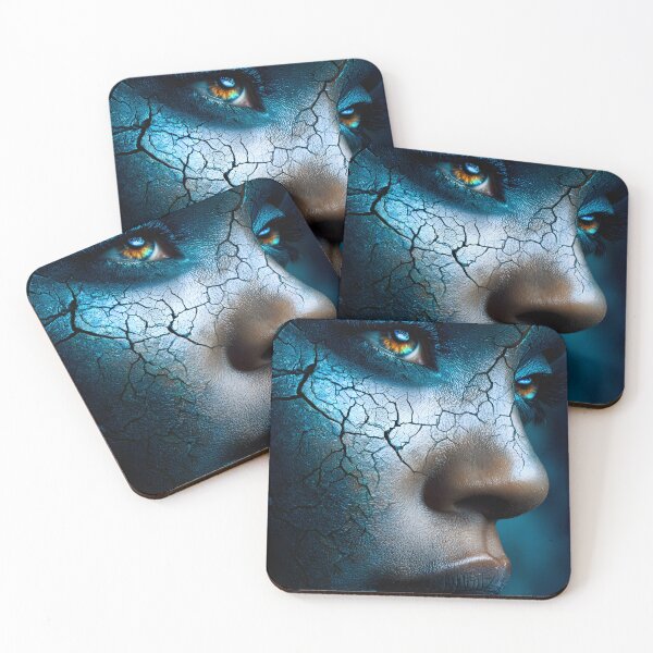 Item preview, Cracked Beauty A Portrait of Ethereal Emotion designed and sold by Artessie.