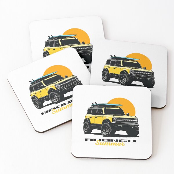 Item preview, Yellow Bronco Coastal Summer designed and sold by blackdogshop.